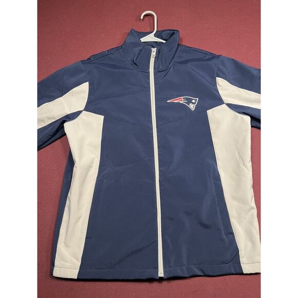 New England Patriots Shell Zip Up Jacket Mens NFL Size Large - Picture 1 of 6